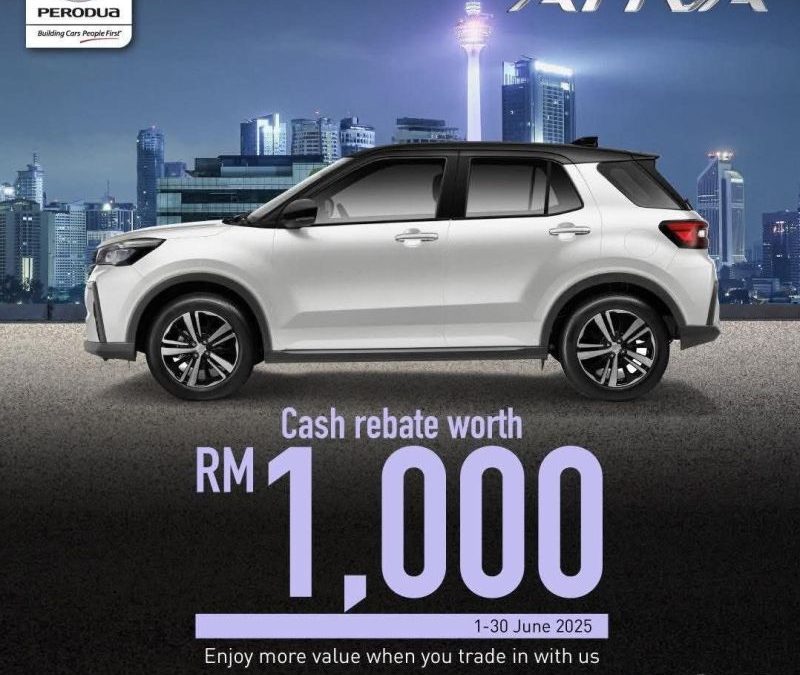 Perodua Ativa Cash Rebate Promotion