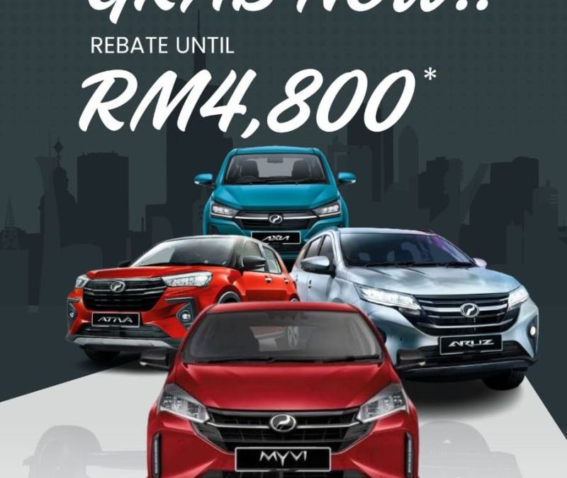 Perodua Rawang Grab Now Rebate