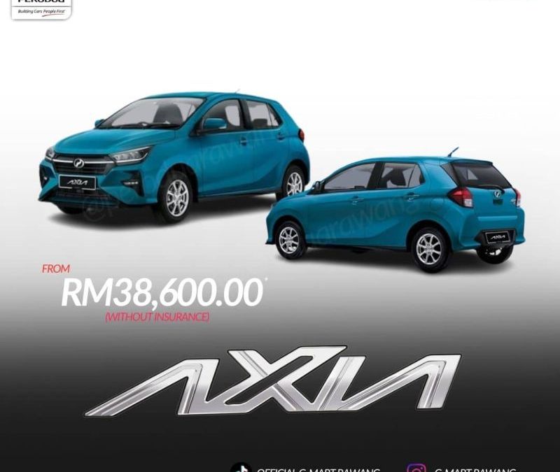 Perodua Axia at G-Mart Rawang