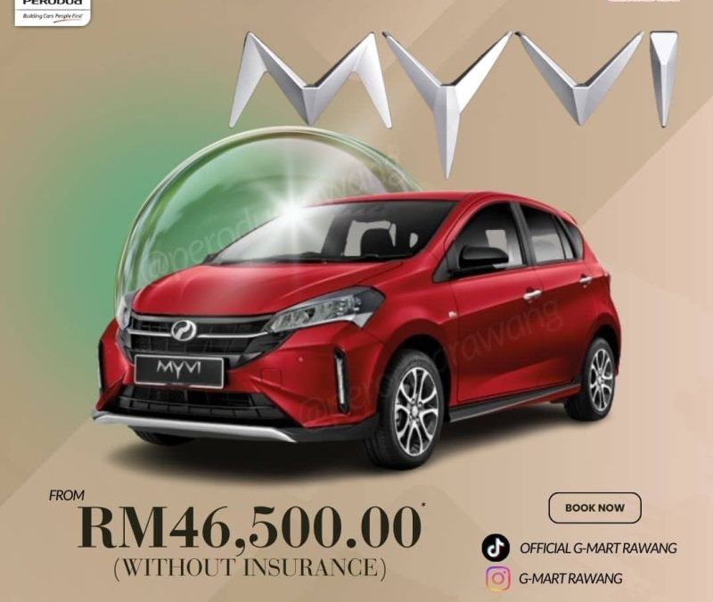 Perodua Myvi Offer at G-Mart Rawang