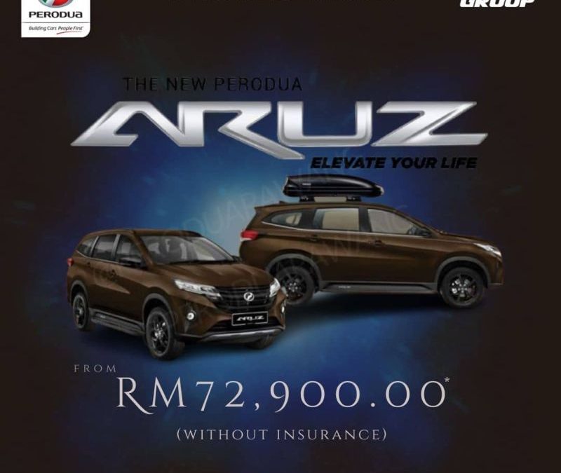 New Perodua Aruz at Perodua Rawang