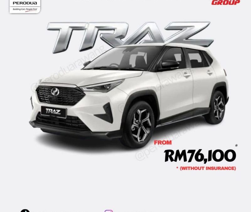 Perodua TRAZ at G-Mart Rawang