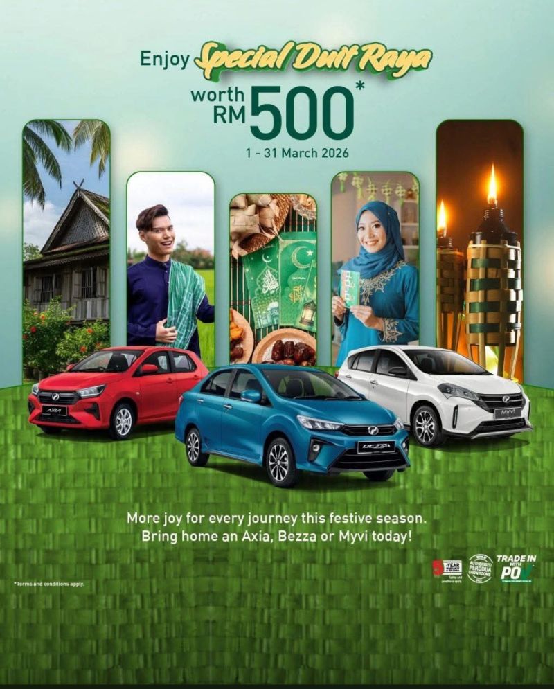 Perodua Special Duit Raya Promotion - RM500 Bonus! - Perodua Rawang Sales
