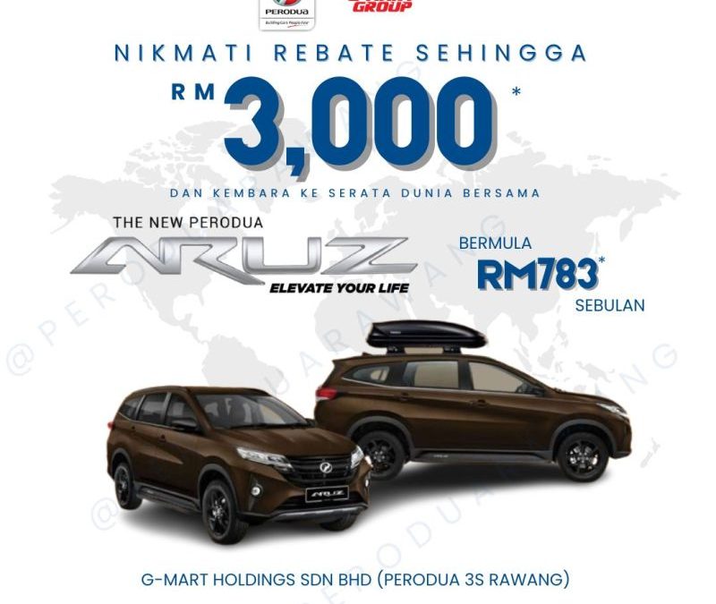 Promosi Hebat Perodua Aruz di Perodua Rawang