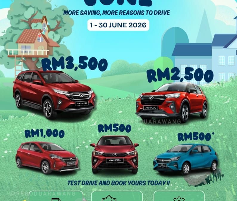 Perodua Rawang June Special Rebates