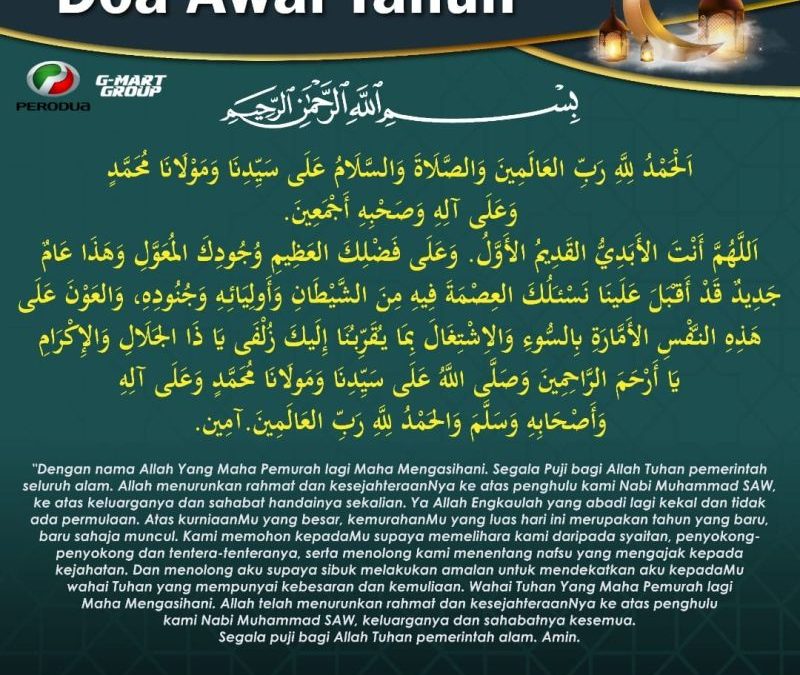 Doa Awal Tahun Bersama Perodua Rawang G-Mart