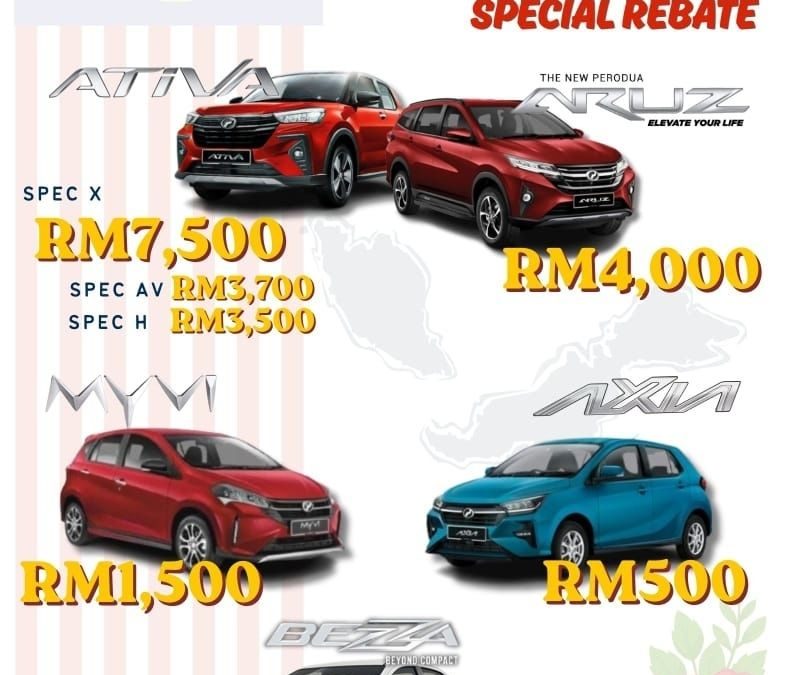 Perodua Rawang – Promosi Rebat Istimewa Hari Malaysia