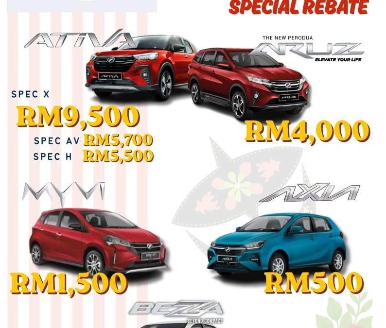 Perodua Rawang Malaysia Day Special Rebates Promotion